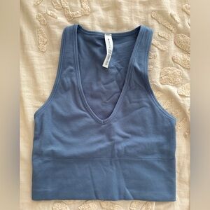 athleta blue aurora seamless tank